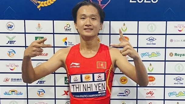 Chân chạy Nhi Yến dự giải điền kinh trẻ quốc gia