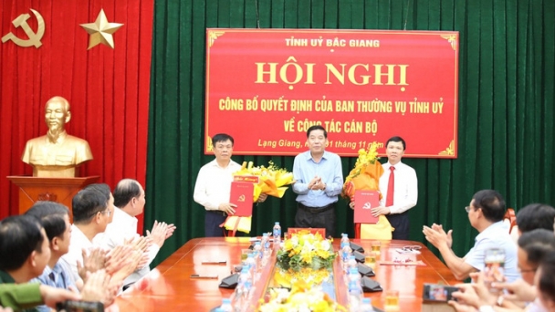 Ông Nguyễn Văn Thi giữ chức Bí thư Huyện ủy Lạng Giang