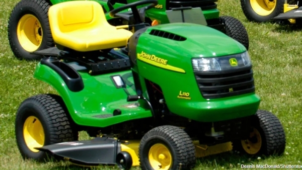 Where are John Deere tractors and mowers made?