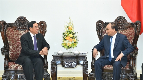 Thủ tướng Chính phủ Nguyễn Xuân Phúc tiếp khách quốc tế