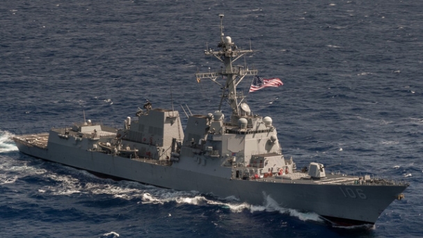Mỹ đưa tàu chiến qua eo biển Đài Loan