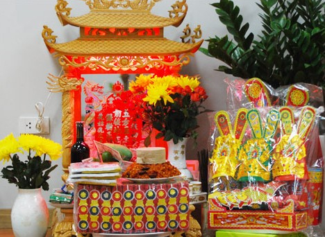 Cách bày mâm cỗ cúng ông Công, ông Táo 23 tháng Chạp