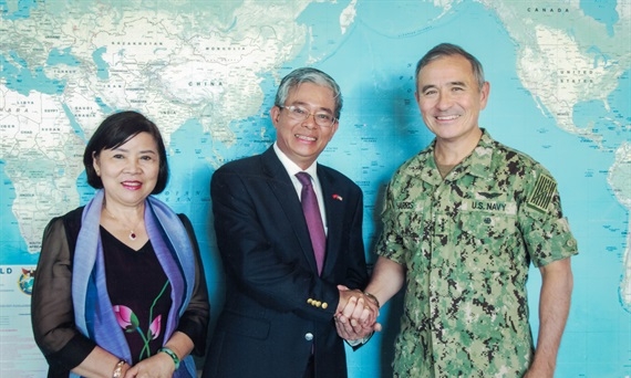 Đại sứ Việt Nam tại Mỹ thăm Bộ chỉ huy Thái Bình Dương