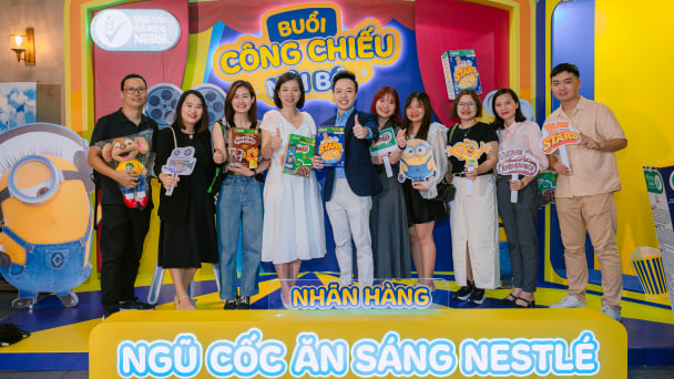 Nestlé tổ chức sự kiện công chiếu phim hoạt hình 'Kẻ Đánh Cắp Mặt Trăng 4'