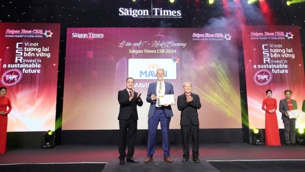 Mavin được vinh danh tại giải thưởng Saigon Times CSR 2024