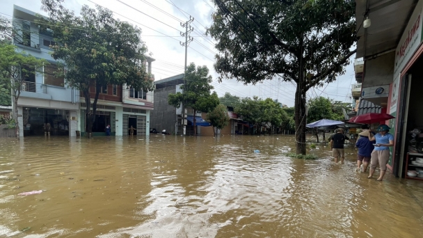 Tái diễn tình trạng mưa lớn là ngập ở thành phố Lào Cai