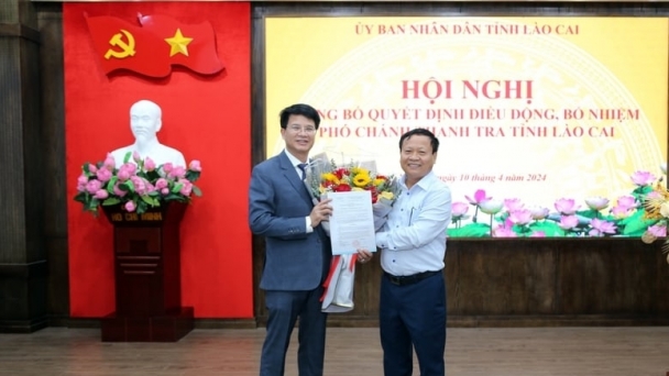 Bổ nhiệm ông Hoàng Văn Khoa làm Phó Chánh Thanh tra tỉnh Lào Cai