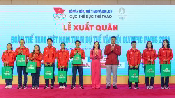 Nestlé Việt Nam đồng hành Đoàn Thể thao Việt Nam dự Olympic Paris 2024