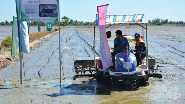 Cluster sowing machine to support one million hectares of high-quality rice