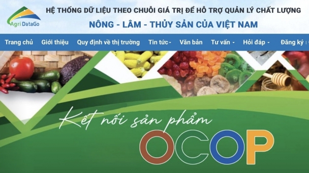 Số hóa thị trường nông sản thông qua phần mềm AgriDataGo