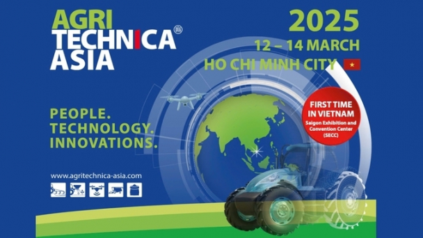 Many machines make their debut at the AGRITECHNICA ASIA VIETNAM 2025 Exhibition