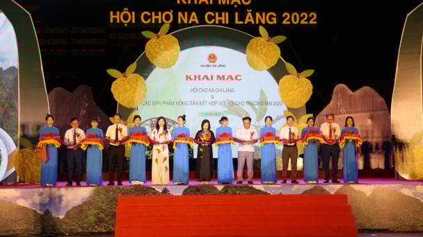 Lạng Sơn tổ chức Lễ khai mạc hội chợ na Chi Lăng 2022