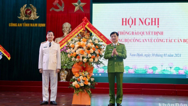 Đại tá Trần Minh Tiến giữ chức Chánh Văn phòng Cơ quan Cảnh sát điều tra