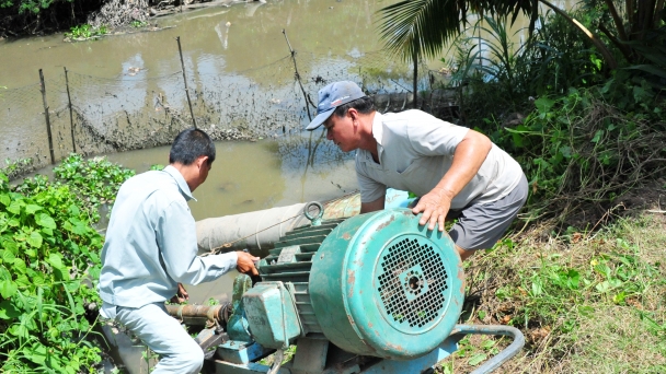 Đồng Tháp trang bị gần 1.580 trạm bơm phục vụ lúa hè thu