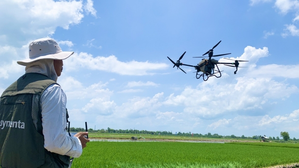 Syngenta tập huấn kỹ thuật, sử dụng drone an toàn, hiệu quả tại ĐBSCL