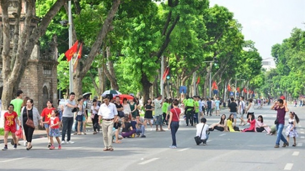 Phố đi bộ hồ Hoàn Kiếm chính thức hoạt động từ ngày 1/1/2020