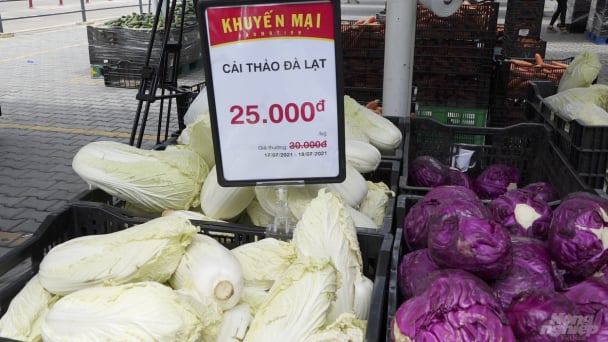 AEON đồng loạt giảm giá hơn 20 mặt hàng rau, củ, quả