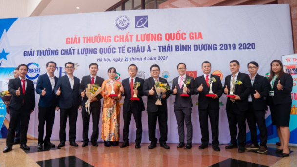 C.P. Việt Nam đạt Giải vàng Chất lượng Quốc gia năm 2020
