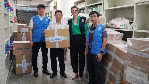 WHO hỗ trợ 1 triệu viên khử trùng nước cho người dân miền Bắc