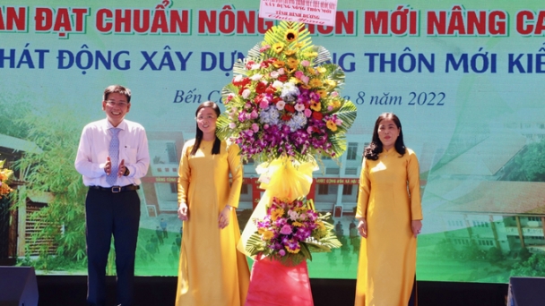 Xã thứ 22 tại Bình Dương đạt chuẩn nông thôn mới nâng cao