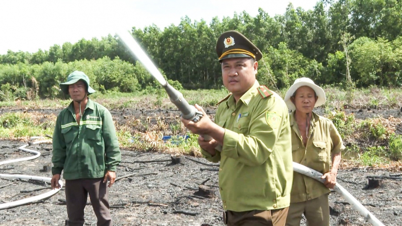 Sóc Trăng ứng phó bảo vệ 10.300ha rừng trong mùa khô