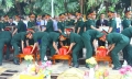 Đón nhận và truy điệu 16 liệt sỹ hy sinh tại chiến trường Lào
