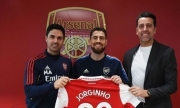 Jorginho 'hối' Arsenal gia hạn hợp đồng với sếp Arteta