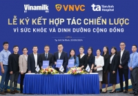 Vinamilk hợp tác với VNVC, Bệnh viện Tâm Anh để chăm sóc sức khỏe cộng đồng