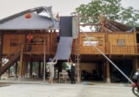 Gần 250 căn nhà ở Lào Cai bị tốc mái do dông lốc