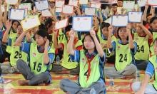 Nữ sinh đoạt giải Nhất cuộc thi Rung chuông vàng 'Cùng em phòng chống thiên tai'