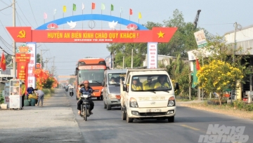 Huyện đầu tiên của vùng U Minh Thượng đạt chuẩn nông thôn mới