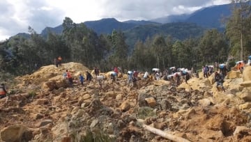 Lở đất ở Papua New Guinea, gần 300 người được cho là đã thiệt mạng