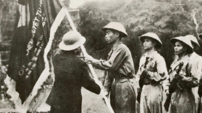 Lễ duyệt binh các đơn vị chiến thắng tại Điện Biên Phủ