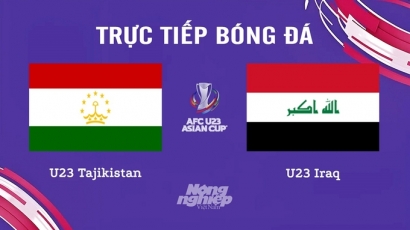 Trực tiếp Tajikistan vs Iraq giải U23 Châu Á 2024 trên VTV5 ngày 20/4