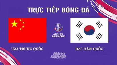 Trực tiếp Trung Quốc vs Hàn Quốc giải U23 Châu Á 2024 trên VTV5 ngày 19/4