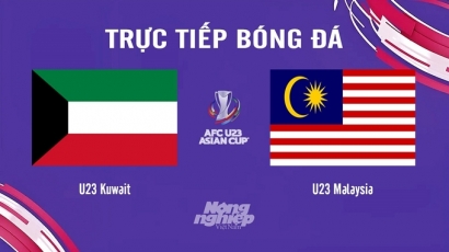 Trực tiếp Kuwait vs Malaysia giải U23 Châu Á 2024 trên VTV5 TNB hôm nay 23/4