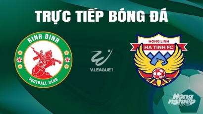 Trực tiếp Bình Định vs Hà Tĩnh giải V-League 2023/24 trên TV360 hôm nay 8/5/2024
