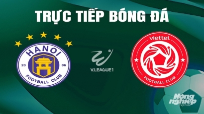 Trực tiếp Hà Nội vs Viettel giải V-League 2023/24 trên VTV5 hôm nay 9/5/2024