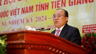 Ông Nguyễn Chí Trung tái đắc cử Chủ tịch Ủy ban MTTQ tỉnh Tiền Giang