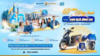 Bảo hiểm Bảo Việt tung khuyến mại hè lớn nhất năm mừng 60 năm thành lập