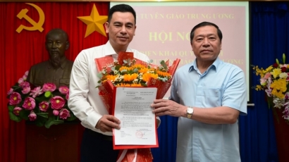 Ban Tuyên giáo Trung ương bổ nhiệm ông Phạm Quý Trọng làm Phó Vụ trưởng