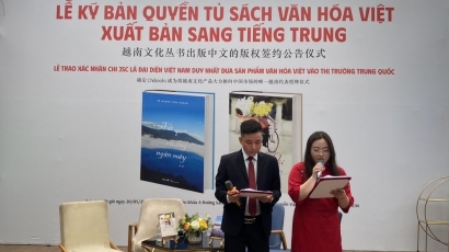 Tủ sách văn hóa Việt chính thức ra mắt thị trường Trung Quốc