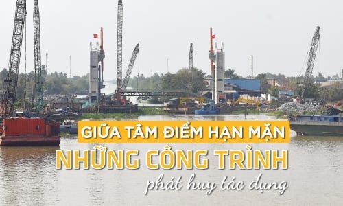 Cống Nguyễn Tấn Thành bảo vệ nguồn nước ngọt cho 1,1 triệu người