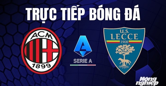 Trực tiếp AC Milan vs Lecce trên On Sports giải Serie A hôm nay 23/4