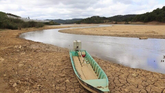 Sông hồ ở Đắk Nông khô nước, mực nước thấp hơn mọi năm