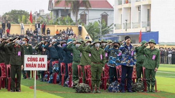 73 thanh niên đất Cảng viết đơn tự nguyện nhập ngũ