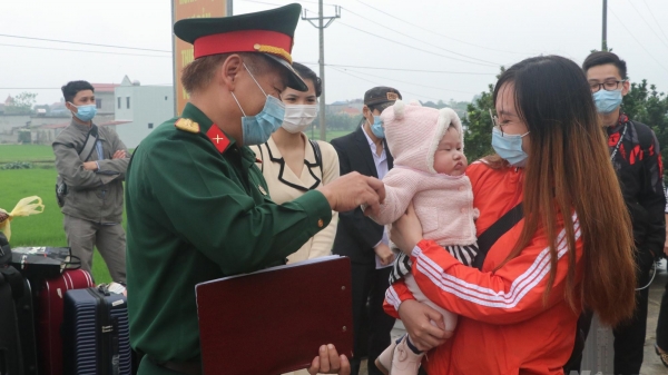 Nam Định: 96 công dân hoàn thành thời gian cách ly, được trở về nhà