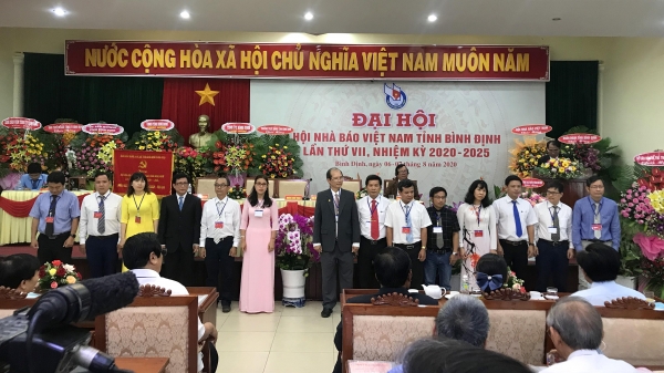 Ông Đỗ Nguyên Hùng tái đắc cử Chủ tịch Hội Nhà báo tỉnh Bình Định