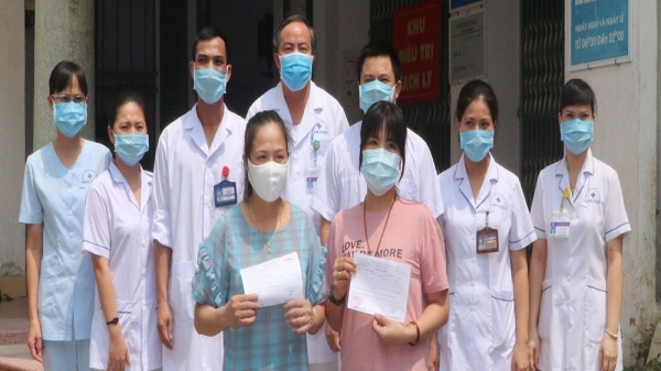 Nam Định: Hai bệnh nhân nhiễm Covid-19 được xuất viện