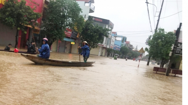 Quảng Bình: Lũ đã ngập  gần 3.200  nhà dân